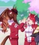 背景でワチャワチャしてるウマ娘一生見てたいのサムネイル画像