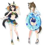 【ウマ娘】真夏の叡智な3姉妹が完成しちまったな・・・のサムネイル画像