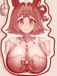 【ウマ娘】ラインクラフト様のたわわなマウスパッド…！？のサムネイル画像