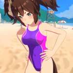 【コラ】ウマ娘にハイレグ競泳水着を着せてくれるトレーナーさん、三度目の出現のサムネイル画像