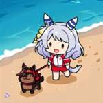 【ウマ娘】ズンドッグ歩かせようとしたらホバー移動始めたのサムネイル画像