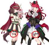 【ウマ娘】ガーターリングお揃い匂わせはちょっと強すぎない？のサムネイル画像