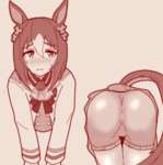【ウマ娘】壁尻ファインを見付けたのサムネイル画像