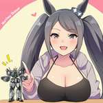 【ウマ娘】マリちゃんはある日突然薄着でガンプラ制作動画を始めるという風潮のサムネイル画像