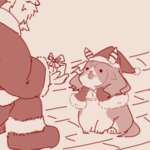 【ウマ娘】今日はクリスマスを堪能する忠犬ミラ公たちのサムネイル画像