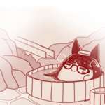 【ウマ娘】火照ったたまご肌が叡智なロブロイ裸入浴お手書きのサムネイル画像