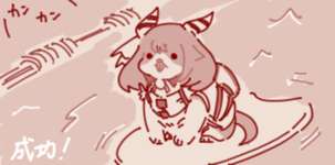 【ウマ娘】あまりに暑さにデロデロに溶けてる忠犬ミラ公のサムネイル画像