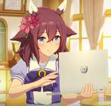 【ウマ娘】賢イーヌチヨちゃんによる無人島スピ固め育成のお話のサムネイル画像
