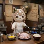 【ウマ娘】裸エプロンで生肉親子丼を作ってくれるこきゅーとダイヤちゃんのサムネイル画像