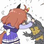 【ウマ娘】リッキーがアントラー（ウルトラ怪獣）に挟まれてる！のサムネイル画像