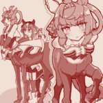 ケンタウロスウマ娘はおまたまるだしでちょっと困るのサムネイル画像