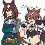 【ウマ娘】おしりは互角なシンボリウインディちゃんのサムネイル画像