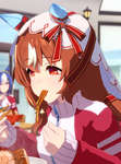 【ウマ娘】スティル「麺を啜りますね・・・♡」のサムネイル画像