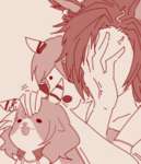 【ウマ娘】ごすの顔面にダイブを試みる忠犬ミラ公たちのサムネイル画像