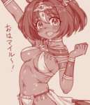 【ウマ娘】エジプト生まれの褐色グランアレグリア「おはナイルー！」のサムネイル画像