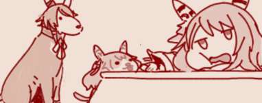 【ウマ娘】おこたを満喫する忠犬ミラ公と忠ウマ娘ミラ子のサムネイル画像