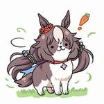 【ウマ娘】先日の台風を満喫してごきげんな忠犬のサムネイル画像