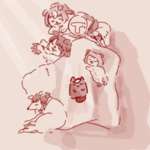 【ウマ娘】忠犬ミラ公達と寝る夜…暑い…重い…可愛い…のサムネイル画像