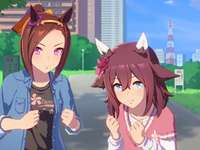 【ウマ娘】なぜか海外でチヨちゃんがバクシンの腋をペロペロするミームが流行っている・・・のサムネイル画像