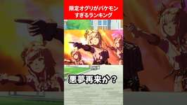 限定オグリがバケモンすぎるランキング #ウマ娘のサムネイル画像
