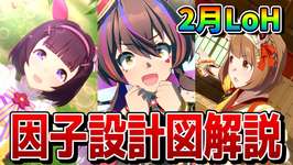 【ウマ娘】2月LoH「安田記念」の因子周回について解説！ 重要な継承固有、親や祖の組み方などの因子設計図、因子厳選用のおすすめサポカなどを一挙紹介！！【2月リーグオブヒーローズ攻略/東京芝1600m】のサムネイル画像