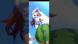 ウマ娘プリティーダービー バブルガムフェロー うま散歩（海） 海のサムネイル画像