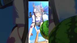 ウマ娘プリティーダービー クロノジェネシス うま散歩（海） 海のサムネイル画像