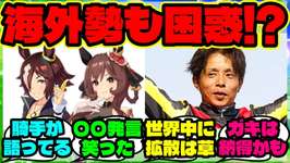 『岩田騎手が語るウマ娘ジェンティルドンナとウオッカ、海外勢の反応が意外な評価に！？』まとめ 【ウマ娘 反応集】【ウマ娘 海外の反応】のサムネイル画像