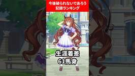 今後も破られない記録ランキング #ウマ娘プリティーダービーのサムネイル画像