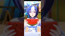 ウマ娘プリティーダービー シーザリオ うま散歩（海） お食事のサムネイル画像