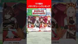 ウマ娘のバチバチシーンランキング #ウマ娘プリティーダービーのサムネイル画像