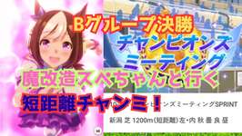 【 #ウマ娘 】スペちゃんと行く!短距離チャンミ!Bグループ決勝! #16 【雑談】 #umamusumeのサムネイル画像