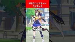 好きなニックネームランキング #ウマ娘プリティーダービーのサムネイル画像