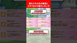 進化スキル名が最高すぎるランキング #ウマ娘プリティーダービーのサムネイル画像