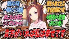 【ウマ娘】担当バを負傷させてしまった原因は我にありと思い詰め落胆と憤り渦巻く周囲の重圧に耐えきれなくなった結果飲んだくれのダメ人間となってしまった元担当トレーナーに寄り添い支え続けるサクラバクシンオーのサムネイル画像