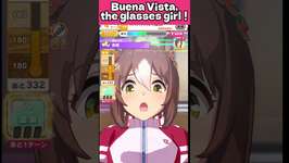 BuenaVista, the glasses girl❤️【 #うま娘 #ウマ娘 #umamusume 】のサムネイル画像