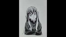 Muichiro cute drawing#アニメ #shorts #challenge #art #ウマ娘のサムネイル画像