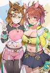 【ウマ娘】ダンツの衣装の胸のところってやっぱり伸縮性あるのかなのサムネイル画像