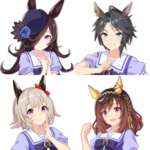【ウマ娘】好きな4人のサムネイル画像